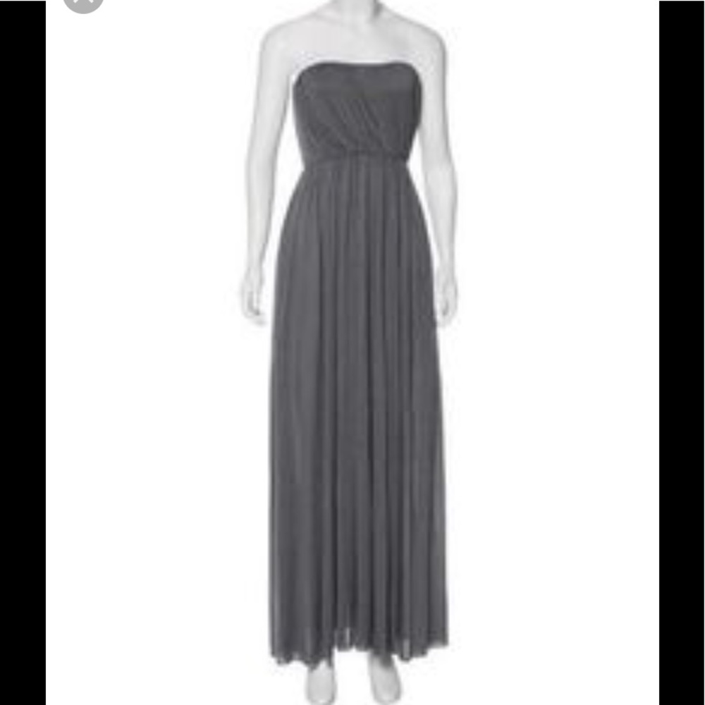 Long Strapless Gray ALC Dress